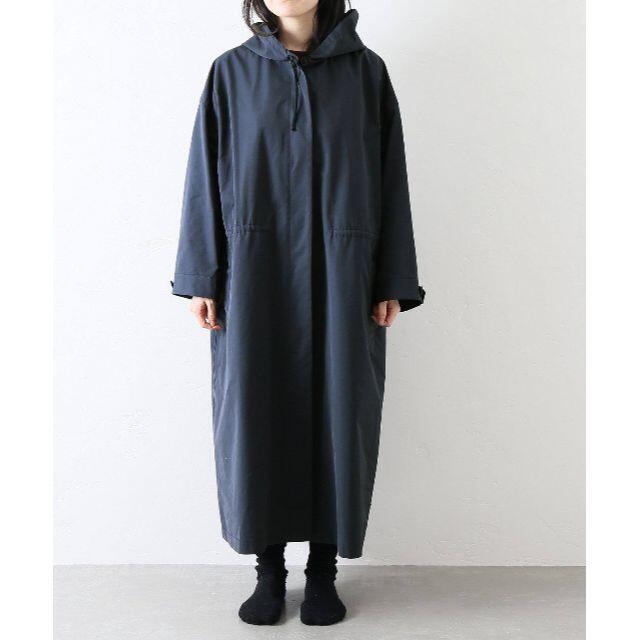 【journal standard luxe】ドレスツイルフードコート レディースのジャケット/アウター(ロングコート)の商品写真