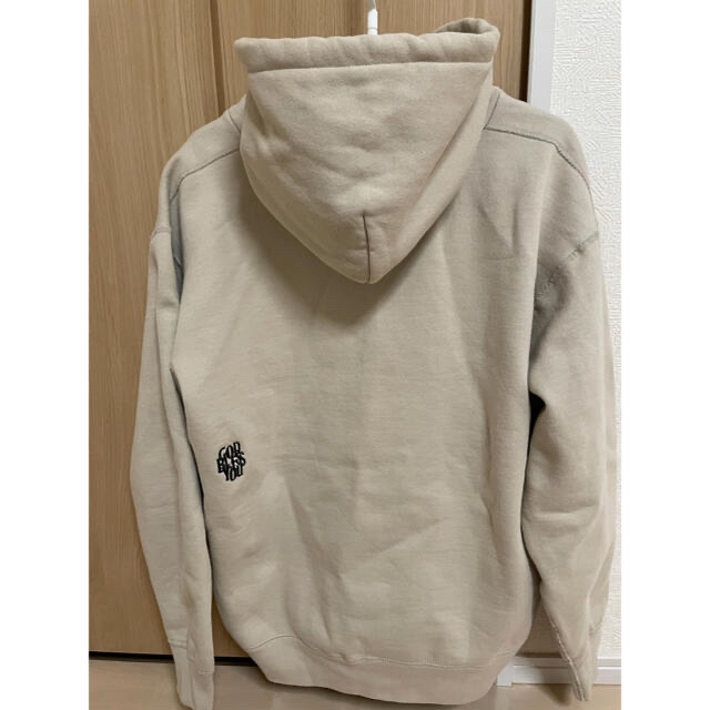 GOD BLESS YOU HOODIE BEIGE XL ベージュ+おまけ メンズのトップス(パーカー)の商品写真