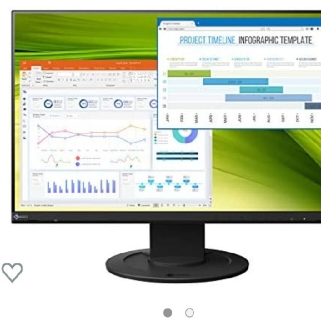 ほぼ新品 ev2360-BK EIZO 22.5型モニターFlexScan - ディスプレイ