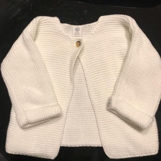 プチバトー(PETIT BATEAU)の美品★プチバトー★カーディガン　6ヶ月　67 70(カーディガン/ボレロ)