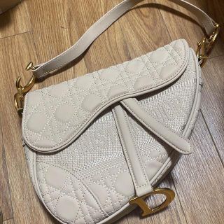 クリスチャンディオール(Christian Dior)のChristian Dior Saddle bag ストラップ付き(ハンドバッグ)