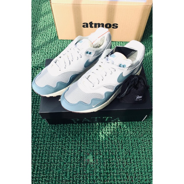 Patta × Nike Air Max 1 "Noise Aqua" 26cm