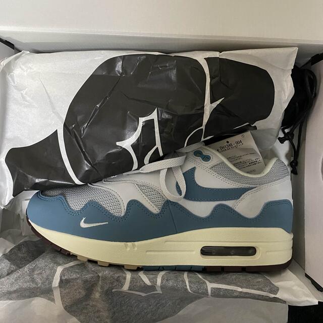 NIKE(ナイキ)のPatta NIKE AIR MAX 1  Noise Aqua ノイズアクア メンズの靴/シューズ(スニーカー)の商品写真