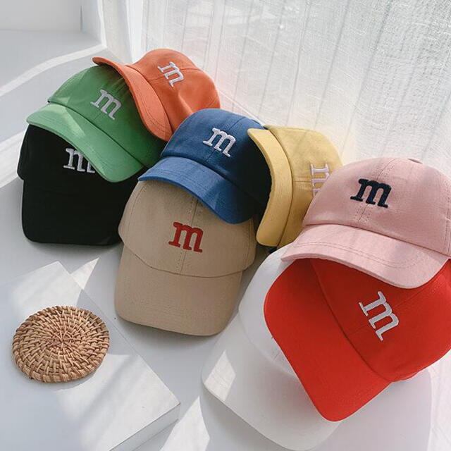 m&m&m's(エムアンドエムアンドエムズ)の〚 新品 〛M&M'sロゴキャップ キッズ/ベビー/マタニティのこども用ファッション小物(帽子)の商品写真