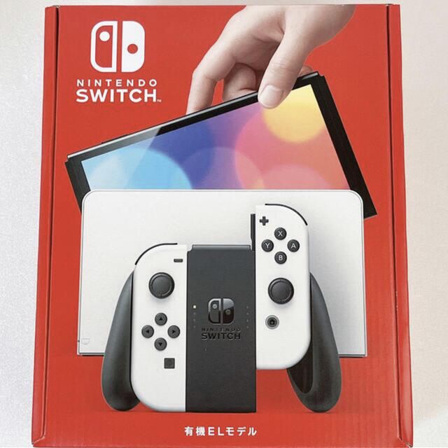 家庭用ゲーム機本体新品未開封　Nintendo Switch 有機ELモデル 本体　ホワイト