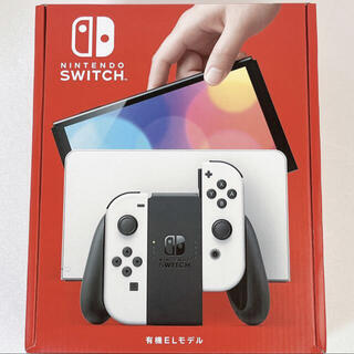 ニンテンドースイッチ(Nintendo Switch)のNintendo Switch 有機ELモデル ホワイト本体 新品・未開封(家庭用ゲーム機本体)