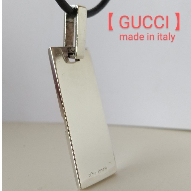 Gucci(グッチ)の【GUCCI】グッチ ネックレストップ 美品 メンズのアクセサリー(ネックレス)の商品写真