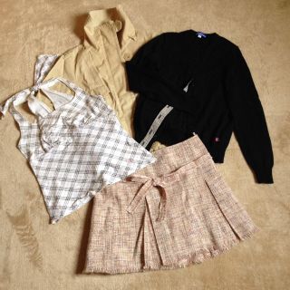 バーバリー(BURBERRY)のバーバリーブルーレーベル☆４枚セット(カーディガン)