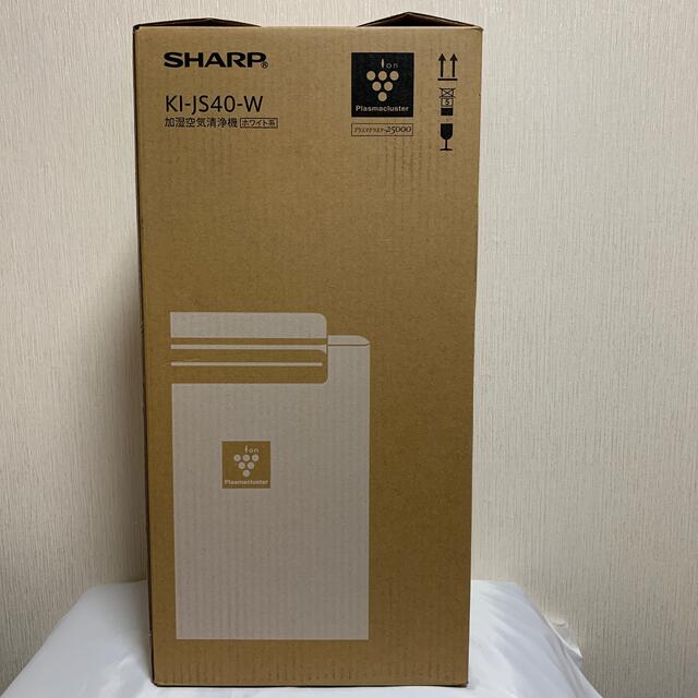 シャープ 加湿空気清浄機 KI-JS40W プラズマクラスター