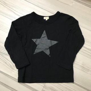 ハッシュアッシュ(HusHush)の美品！【HusHusH 】ハッシュアッシュ 長袖Tシャツ 黒 星 サイズ110(Tシャツ/カットソー)