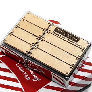 ジッポー(ZIPPO)の送料無料☆zippo☆1937フラットトップ☆ホワイトメイプル/ウッド☆ジッポ(タバコグッズ)