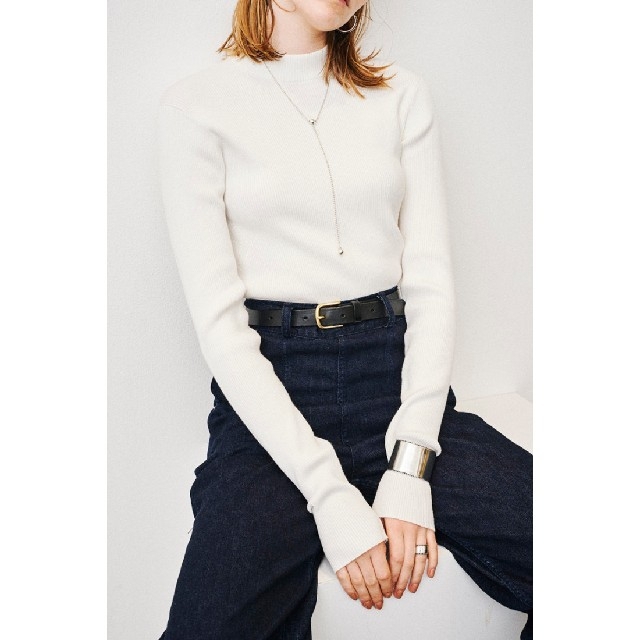 STUDIOUS(ステュディオス)の【新品】CLANE クラネ / H/N RIB KNIT TOPS レディースのトップス(ニット/セーター)の商品写真