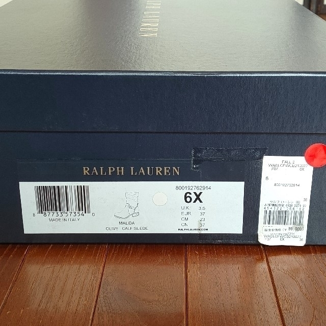 Ralph Lauren(ラルフローレン)のRALPH LAUREN カーフスエードブーツ レディースの靴/シューズ(ブーツ)の商品写真