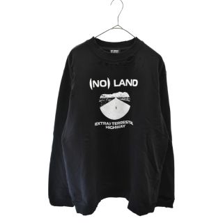 RAF SIMONS ラフシモンズ 14AW × STERLING RUBY スターリングルビー ロング スウェット トレーナー ブラック 142‐119