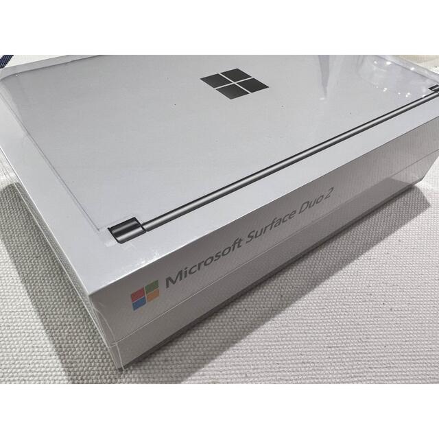 Microsoft(マイクロソフト)のSurface Duo 2 グレイシア 256GB 中古美品 スマホ/家電/カメラのスマートフォン/携帯電話(スマートフォン本体)の商品写真