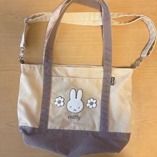 シマムラ(しまむら)のシャンブル　miffy 2wayバッグ　🐰🤎(トートバッグ)