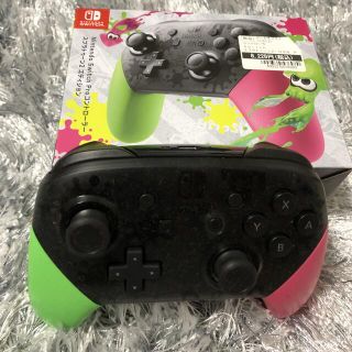 ニンテンドースイッチ(Nintendo Switch)のSWITCH PROコントローラー スプラトゥーン2 ディション(その他)