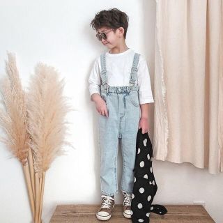 ザラキッズ(ZARA KIDS)のデニムサロペット　新品　タグ付き　未使用(パンツ/スパッツ)