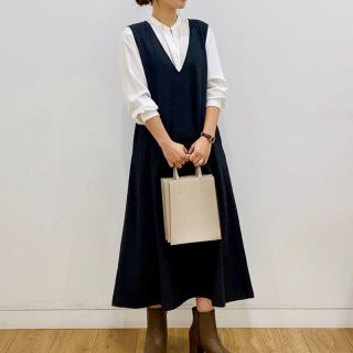 ユニクロ(UNIQLO)のユニクロ　ジャージージャンパースカート(ロングワンピース/マキシワンピース)