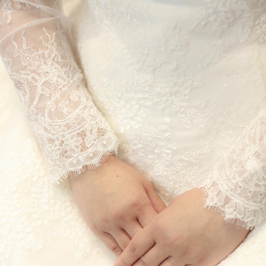 【40万円相当】美品 ウエディングドレス ベール付き