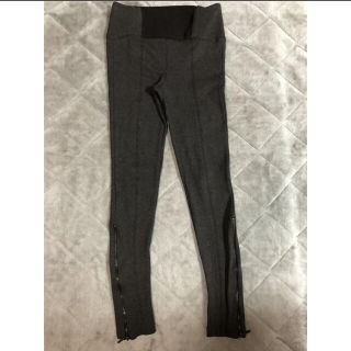 ザラ(ZARA)のZARA BASIC レギンス　ダークグレー(レギンス/スパッツ)