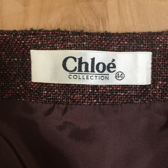 Chloe(クロエ)のクロエ　ボルドー　44サイズ　タイトスカート レディースのスカート(ひざ丈スカート)の商品写真