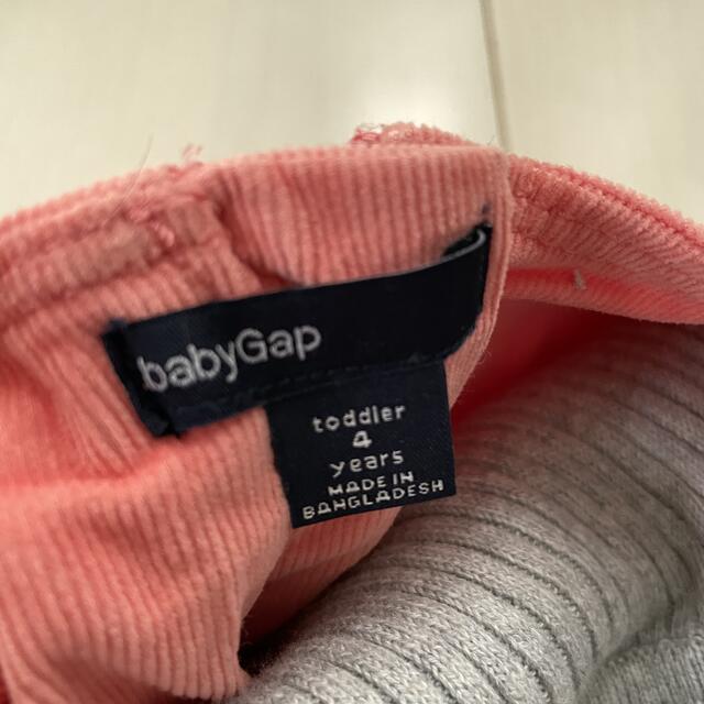 babyGAP(ベビーギャップ)のbaby GAPコーデュロイワンピース105サイズ キッズ/ベビー/マタニティのキッズ服女の子用(90cm~)(ワンピース)の商品写真