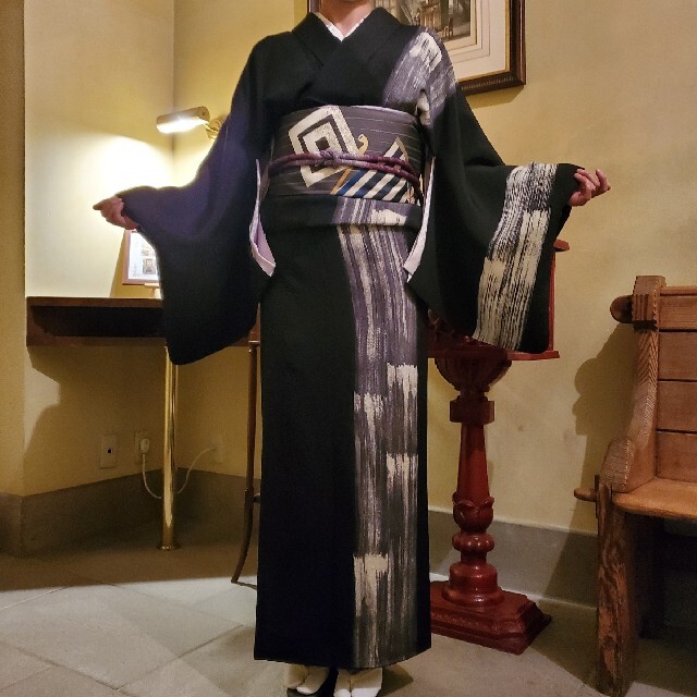 仕立済!京手描き友禅浜ちりめん本加工高級訪問着 袷 着物 大臣 仕立済!京手描き友禅浜ちりめん本加工高級訪問着 袷 着物 大臣