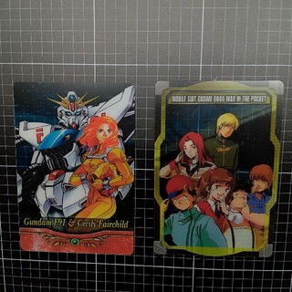 森永 ガンダム ウエハース カード ２種(カード)