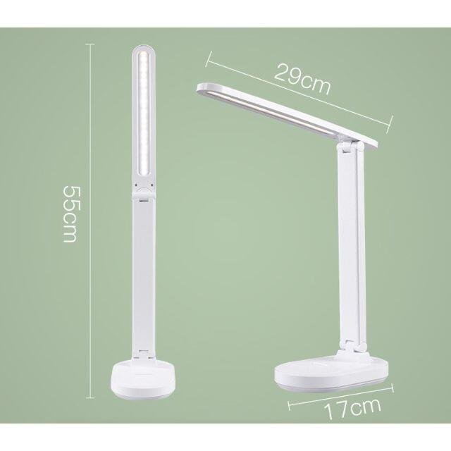 LED 卓上ライト 読書灯 ベッドライト 3段調色 USB式 スマホ充電可 インテリア/住まい/日用品のライト/照明/LED(テーブルスタンド)の商品写真