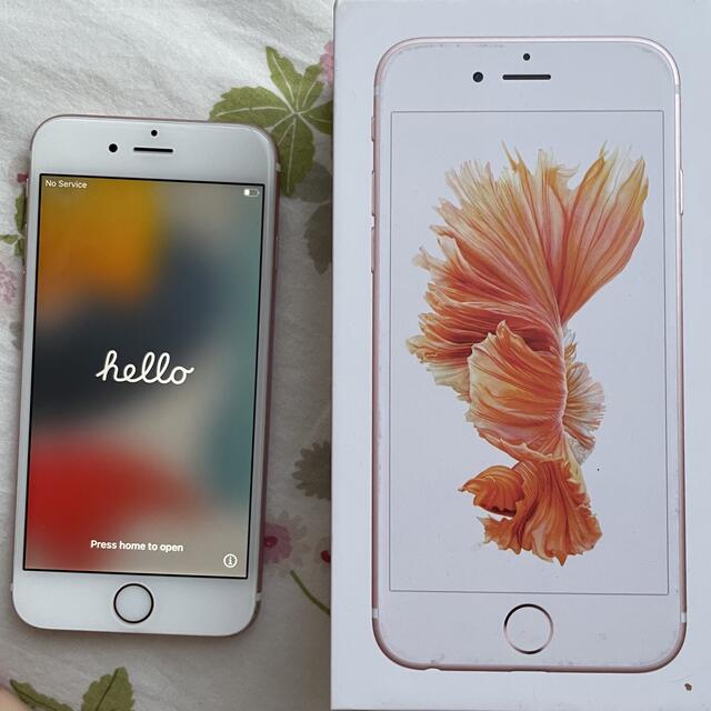 apple iphone 6s  64G ローズゴールド