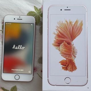 apple iphone 6s  64G ローズゴールド(スマートフォン本体)