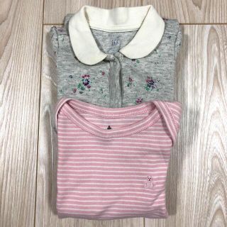 ベビーギャップ(babyGAP)のbabyGAP 長袖ロンパースセット 70(ロンパース)