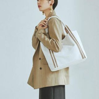 トプカピ(TOPKAPI)の定価18,700円★美品★トプカピ ソフトシュリンクテープコンビA4トートバッグ(トートバッグ)