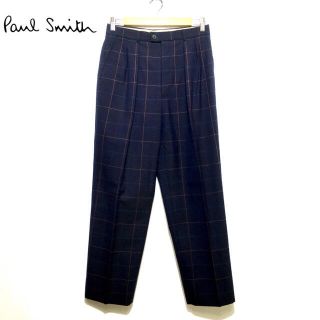 ポールスミス(Paul Smith)の美品 ポールスミス マルチカラー ブロックチェック ウール パンツ(スラックス)