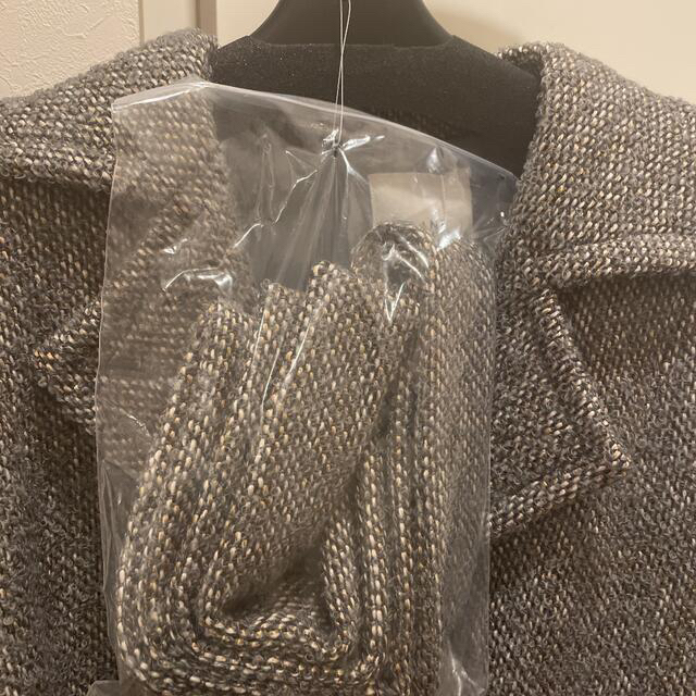 STUDIOUS(ステュディオス)の完売品クラネCLANEMIXLOOPTWEED BOX COAT 2021A/W レディースのジャケット/アウター(ブルゾン)の商品写真