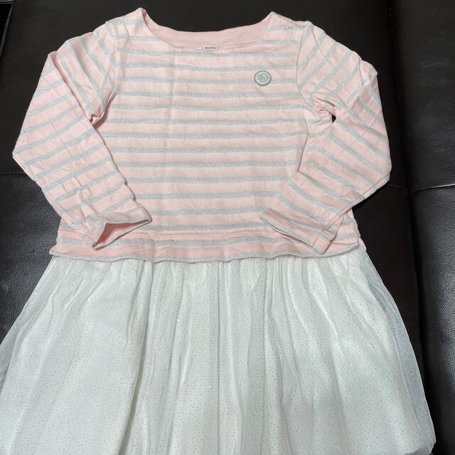 PETIT BATEAU(プチバトー)のプチバトー　ワンピース　128 （110.120の方にも） キッズ/ベビー/マタニティのキッズ服女の子用(90cm~)(ワンピース)の商品写真