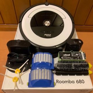 アイロボット(iRobot)のルンバ680 ⑧    純正のリチウムイオンバッテリー内蔵(掃除機)