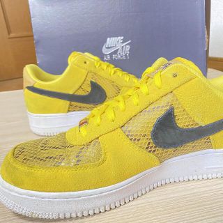 ナイキ(NIKE)のNIKE エアフォース1 　snake yellow(スニーカー)