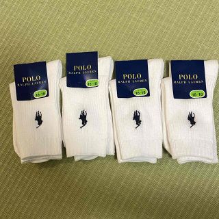 ポロラルフローレン(POLO RALPH LAUREN)の2足POLO ラルフローレン　靴下　キッズ　16-18センチ(靴下/タイツ)