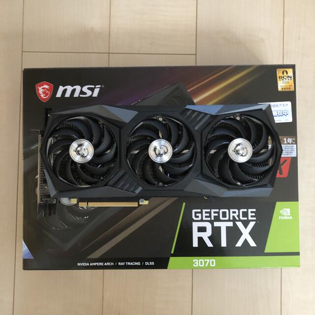 PC/タブレット【非LHR】MSI GeForce RTX3070 GAMING X TRIO