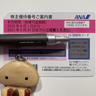 エーエヌエー(ゼンニッポンクウユ)(ANA(全日本空輸))の【とも様専用】株主優待割引券 1枚 2021年11月30日期限【ANA】(その他)