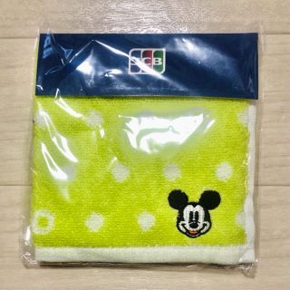 ディズニー(Disney)のJCBノベルティ ミッキー刺繍ハンドタオル(ノベルティグッズ)