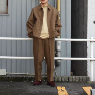 1LDK SELECT - YOKE CUT-OFF DRIZZLER JACKET CAMEL M未使用の通販 by ...