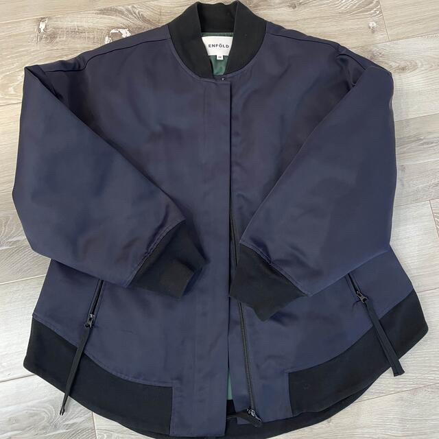 ENFOLD 専用 ENFOLD ヘビーサテンフレアAラインブルゾンの通販 by