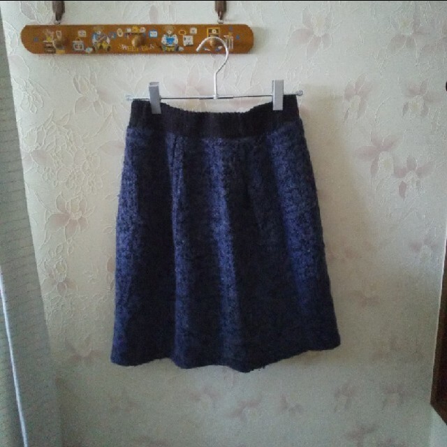 ベルメゾン(ベルメゾン)の千趣会 もこもこ毛糸スカート レディースのスカート(ひざ丈スカート)の商品写真