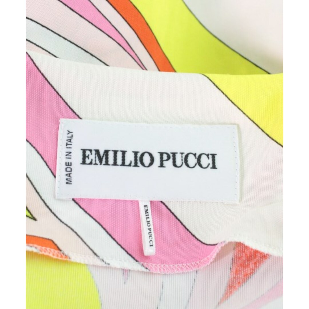 EMILIO PUCCI ブラウス 40(M位) 白系xピンクx黄等(総柄) 7