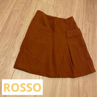 アーバンリサーチロッソ(URBAN RESEARCH ROSSO)の再値下げ⭐️ROSSO ポケット台形スカート(ミニスカート)