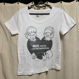 カロリナグレイサー(CAROLINA GLASER)のサンリオ　キキララ　MEG カロリナ　LOVEフォト　Tシャツ(Tシャツ(半袖/袖なし))