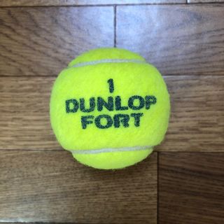 ダンロップ(DUNLOP)のダンロップテニスボール　1個    送料無料(ボール)